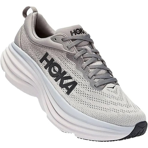 Hoka One One Other - Hoka Bondi 8 Mens Running Shoes Sharkskin Harbor Mist Grey 12.5 4E Deadstock